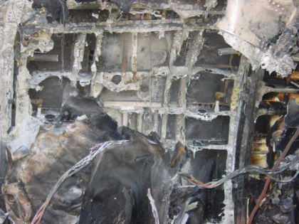 Photo 13. Interior of the main cabin door