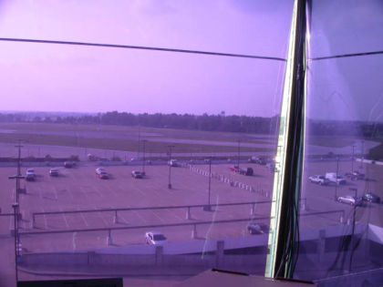 Photo 25. View from the ATCT of the runway 8/26 intersection with old T/Ws A and A5