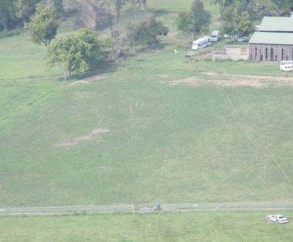 Figure 4 — Horse paddock ground scars.