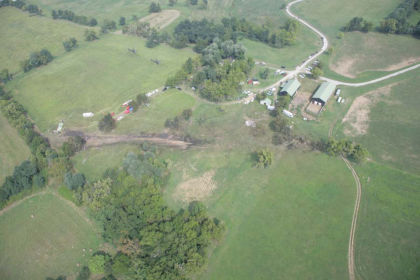 Figure 6 — Overhead of the accident site.