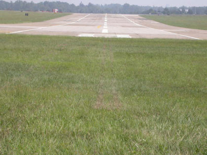 Figure 1: Departure End of Runway 26 Looking Back Towards the East