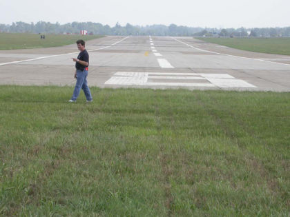 Figure 2: Departure End of Runway 26 Looking East