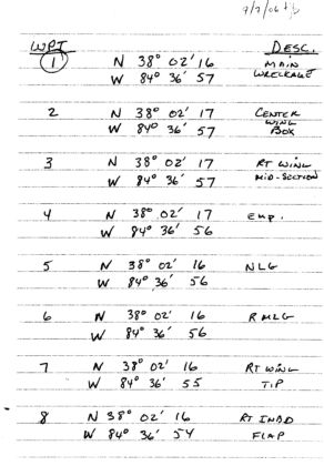 Aircraft Performance 13 - Wreckage Site Factual Report of Group Chairman — page 12 of 14