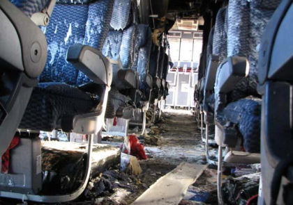 Photograph 6: Interior of airplane, looking aft.