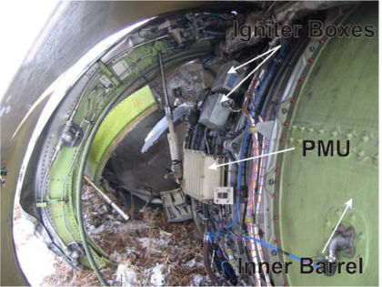 PHOTO 12: NO FIRE DAMAGE - OUTBOARD COWL (right)