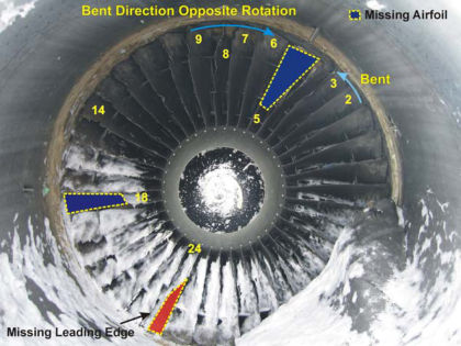 PHOTO 18: ALL FAN BLADES REMAINED INSTALLED