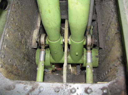 Figure 8 Photograph's of rudder pedal control (1 of 4)