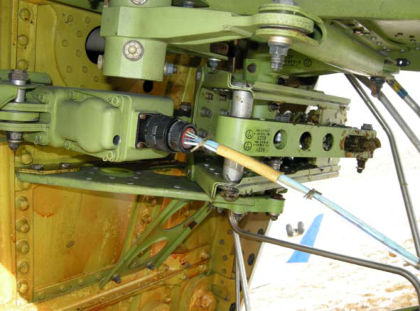 Figure 10 Photograph of the rudder trim actuator (left)