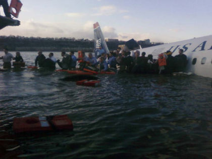 Photo 8. Passengers on the right wing after the arrival of the Thomas Jefferson
