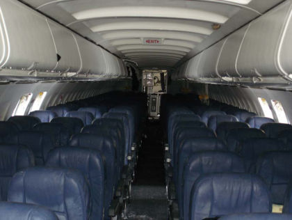 Photo 28. Aft-facing view of the cabin from row 4