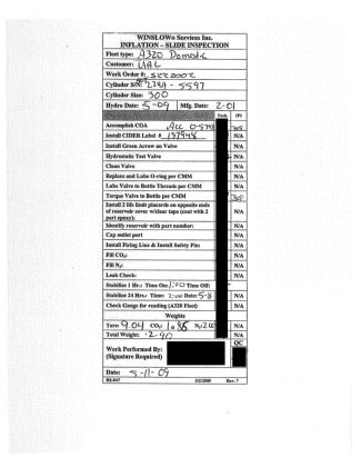 Survival Factors 6 - Attachment 3, Winslow 1R pack photos & FAA Form 8130-3 — page 11 of 11
