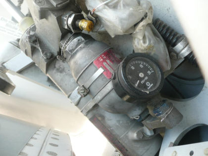 8. Photograph of the 1R power assist actuator gauge.