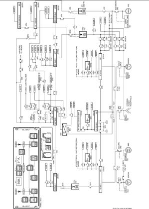 Figure 8B. General electrical schematic shown in Aircraft Maintenance Manual lists individual busses.