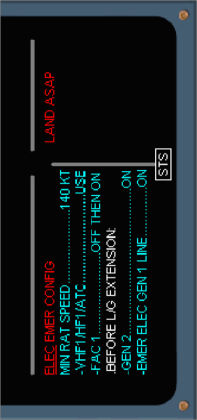 ELEC EMER CONFIG checklist — page 160 of 212 (21 of 22)