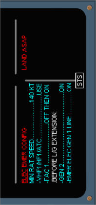 ELEC EMER CONFIG checklist — page 193 of 212 (21 of 22)
