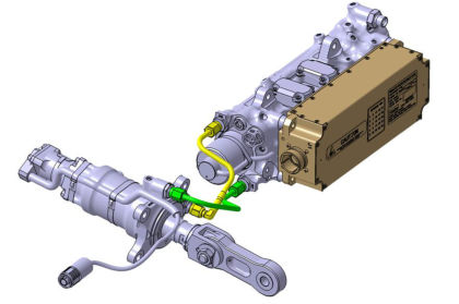 Figure 3 Typical Flight Control Actuator Installation (right)