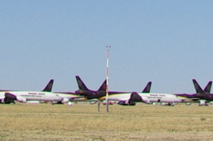 Figure 14 Weather Station Before Accident (View from SE end of Runway 30, direction about 250 degrees)