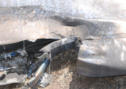 Figure 20 Left Wing Impact Damage