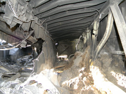 Figure 43 Center Wing Box Internal View looking Aft