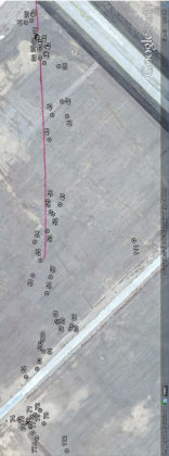Figure 92 Wreckage Distribution (Expanded Area 1)