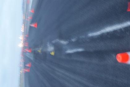 Photo 1 - Damage to Runway