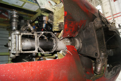 Photo 9 - Lower Front Fuselage Damage