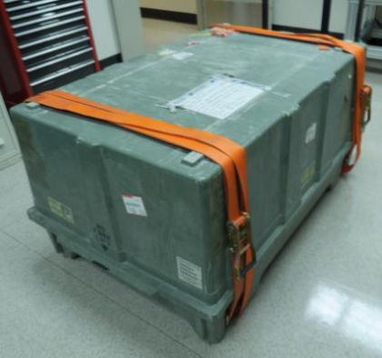 Figure 2: Container as received