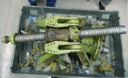 Figure 13: Overhead view of container