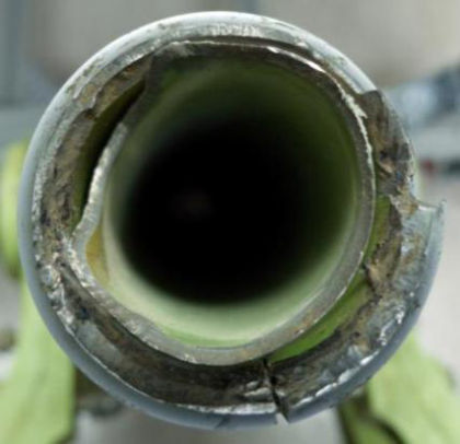 Figure 33: Fractured safety rod