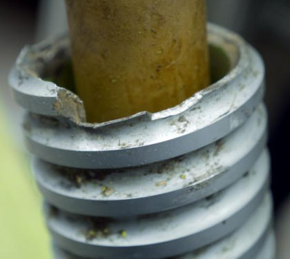 Figure 38: Fractured ballscrew