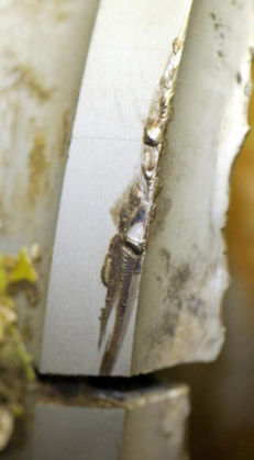 Figure 47: Witness mark on ballscrew