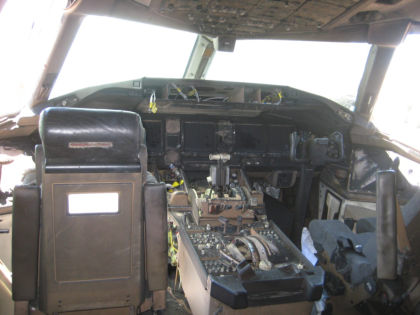 Photo 25. Cockpit.