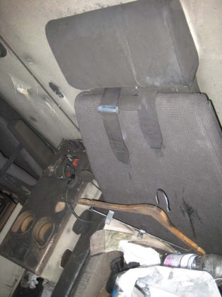 Photo 29. Left observer’s seat.
