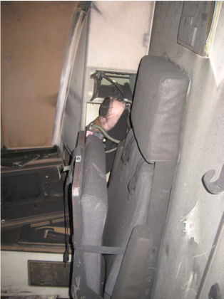 Photo 30. Right observer’s seat.