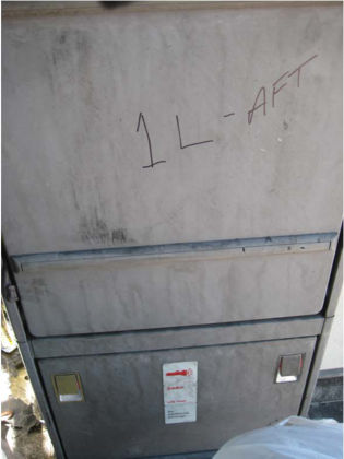 Photo 47. Aft-facing F/A jumpseat L1A.