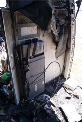 Photo 48. Forward-facing F/A jumpseat L1B.