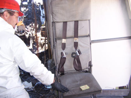 Photo 58. Aft-facing F/A jumpseat R3.