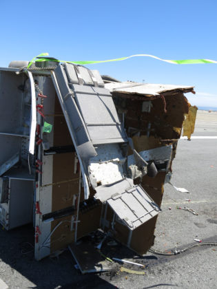 Photo 59. Forward-facing F/A jumpseat L4.