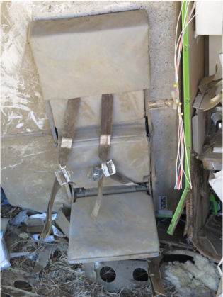 Photo 61. Aft-facing F/A jumpseat M4A.