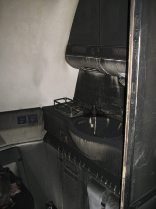 Photo 63. Door 1L forward lavatory (closest to the cockpit).
