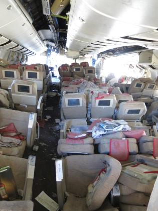 Photo 89. Forward-facing view of C-zone from left aisle near row 39.