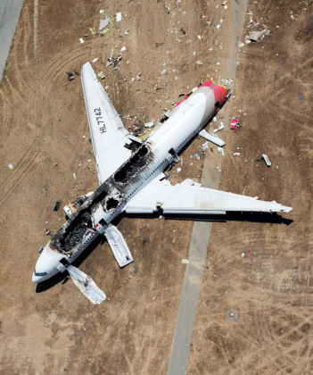 Photo 3: HL7742 fuselage fire damage.