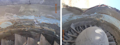 Photo 8- Fan Rub Strip- (Left) 6 o'clock, (Right) 12 o'clock — page 9 of 20 (1 of 2)