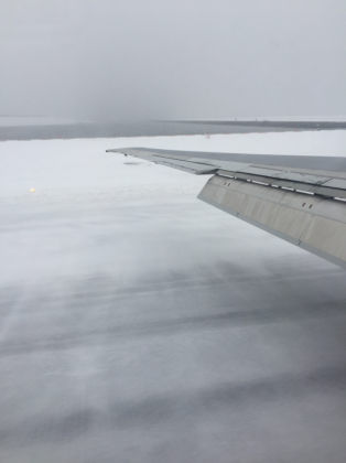 PHOTOGRAPH 2 – Photograph looking out of the left side window at the 500 foot runway