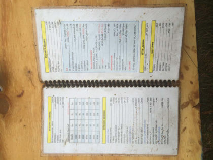 Operations Attachment 11 - Photographs of non-standard checklist — page 3 of 4