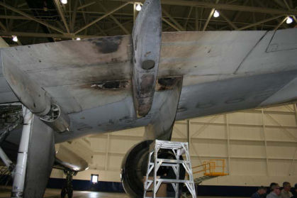 Photo No. 1: View of the underside of the right wing from the rear showing areas — page 5 of 41