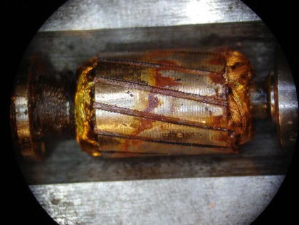 The channel B resolver’s solid black wire, which was the cosine return wire, had a dent at — page 26 of 41