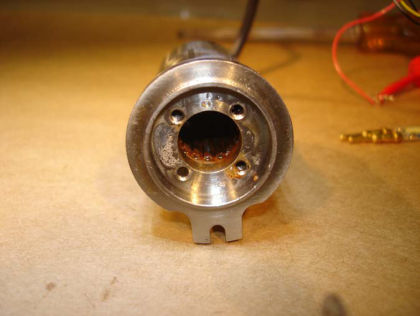 Photo No. 11: Close up of end of FCU FMV channel B resolver stator body — page 27 of 41