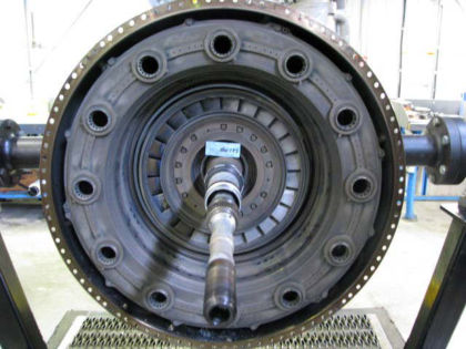 Figure 21. TE side of HPT vane ring assembly