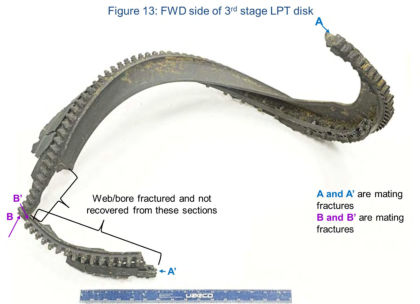 Metallurgical Investigation of Spirit Airlines V2500-A5 Engine No. V12069 — page 26 of 35